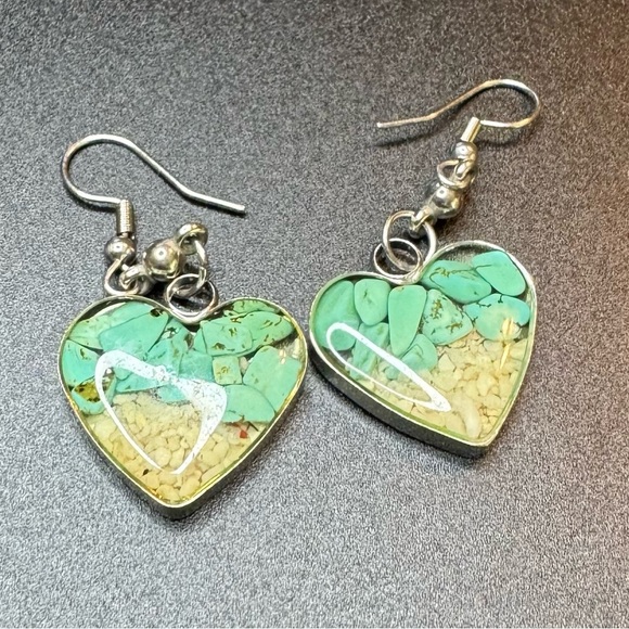 Jewelry - Genuine Larimar Gemstone Earrings